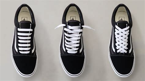 how do you lace vans shoes|vans with big shoe laces.